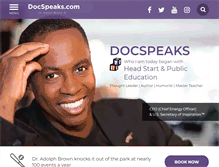 Tablet Screenshot of docspeaks.com